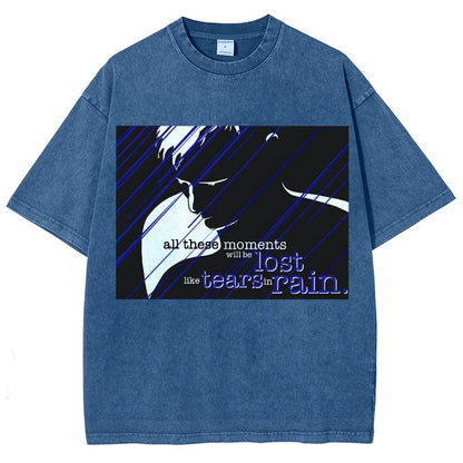 Like... Tears In Rain. Vintage Distressed T-shirt