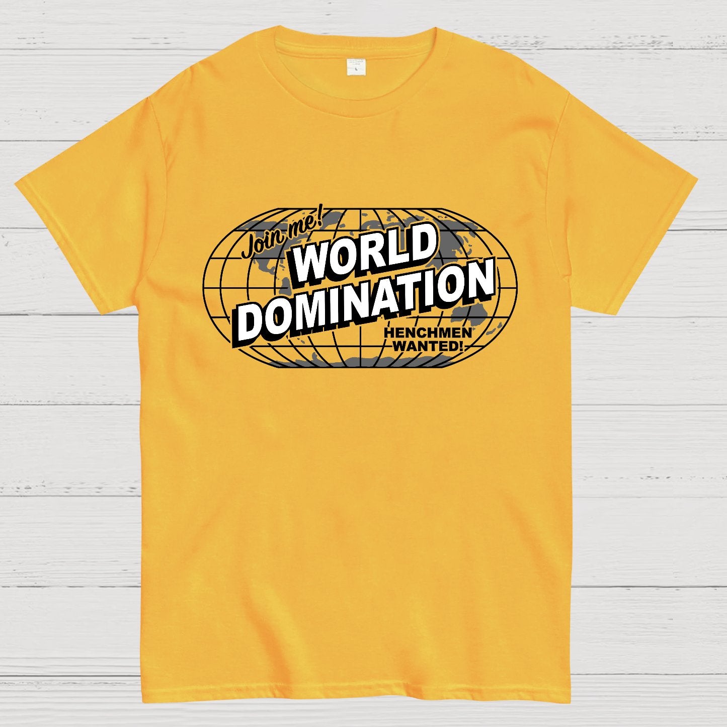 Ask Me About My Plans for World Domination Geek T-Shirt