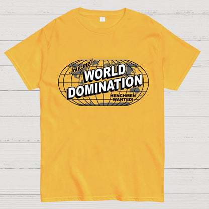 Ask Me About My Plans for World Domination Geek T-Shirt