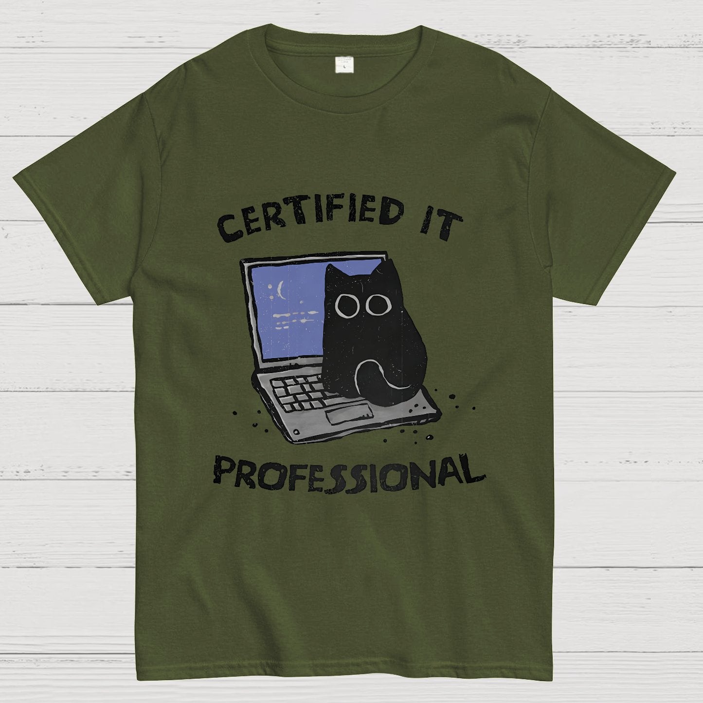 Certified IT Professional Geeky T-Shirt