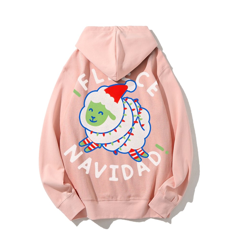 iFleece Navidad! Printed Back Cotton Hoodie