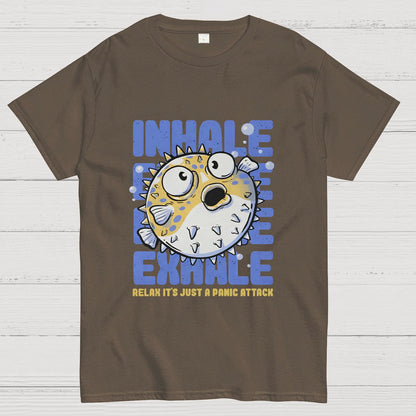 Just a Panic Attack - Funny Fish Sarcasm Geeky T-Shirt