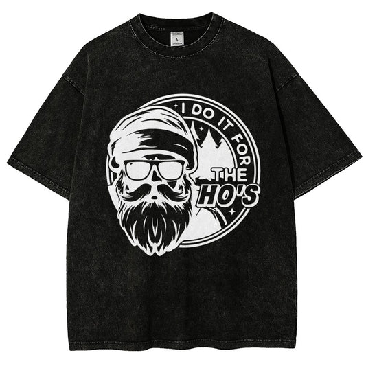 I Do It For The Ho's Vintage Distressed T-shirt