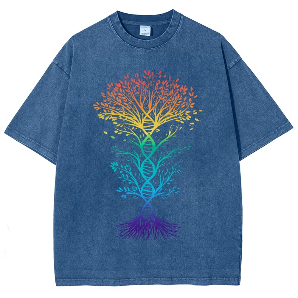 DNA Tree Of Life Science Vintage Distressed T-shirt