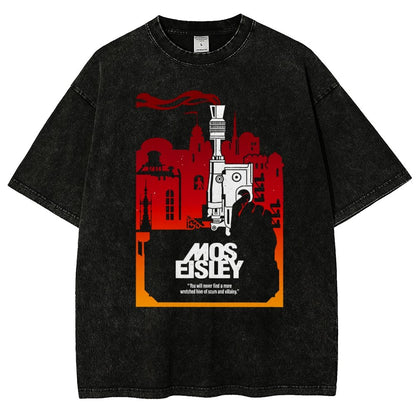 Galactic Streets Vintage Distressed T-shirt