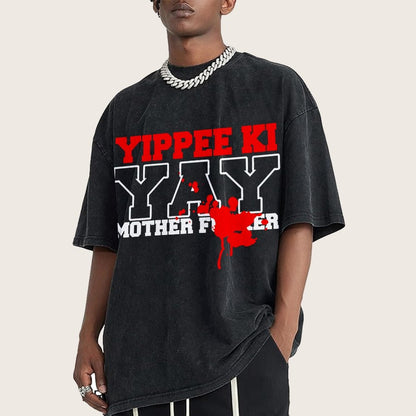 Yippee Ki-yay... You know the rest Vintage Distressed T-shirt