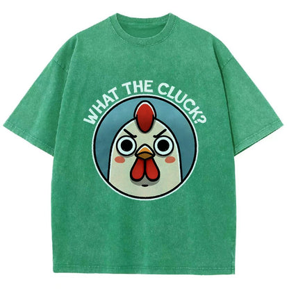 What The Cluck Vintage Distressed T-shirt