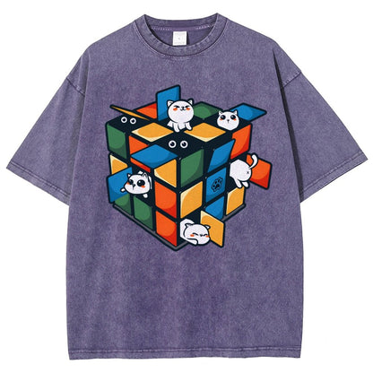 Rubikittens Vintage Distressed T-shirt