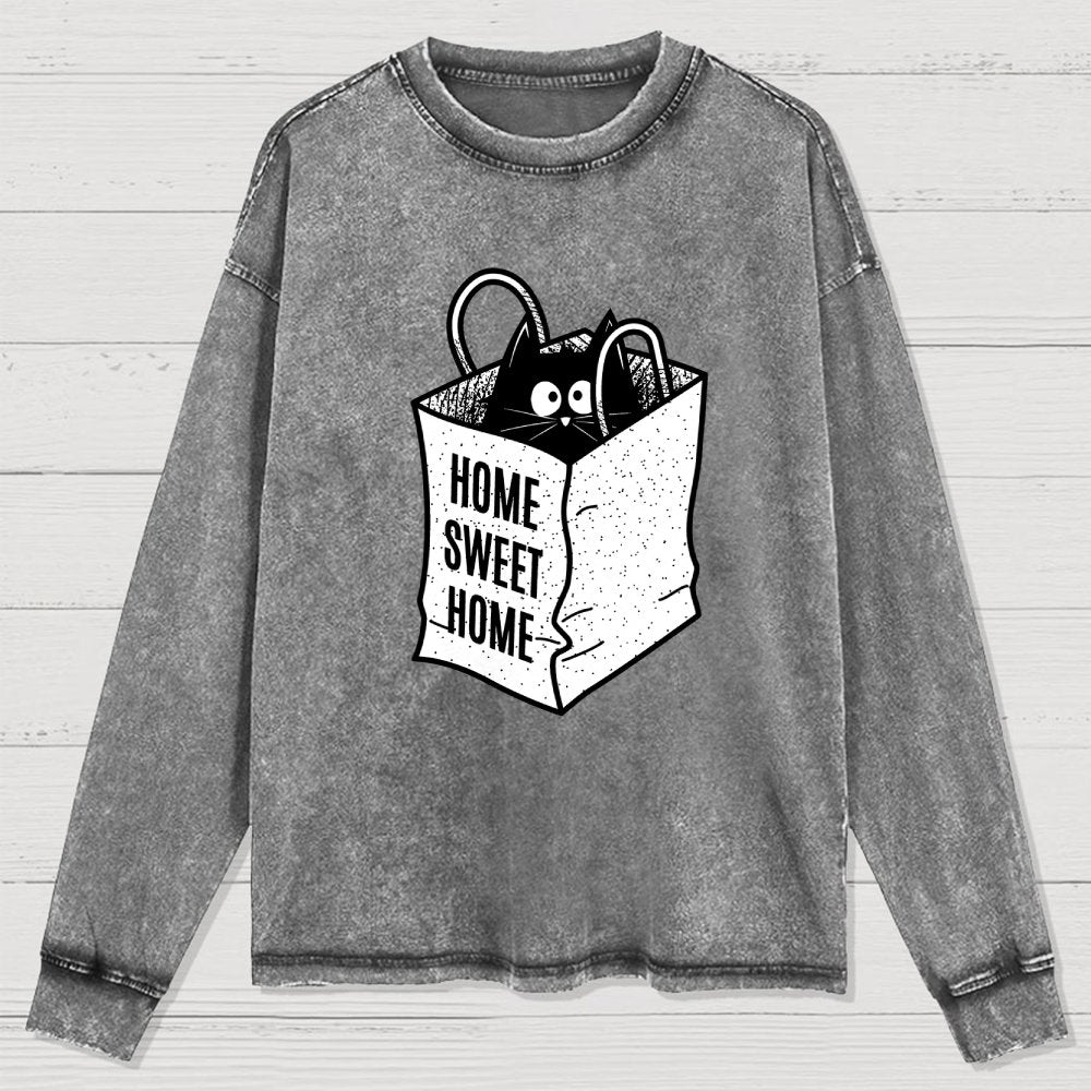 Home Sweet Home Washed Long Sleeve Tee