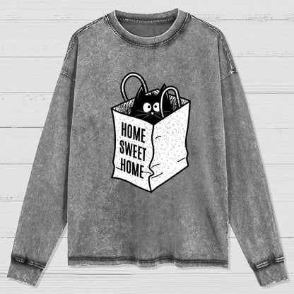 Home Sweet Home Washed Long Sleeve Tee