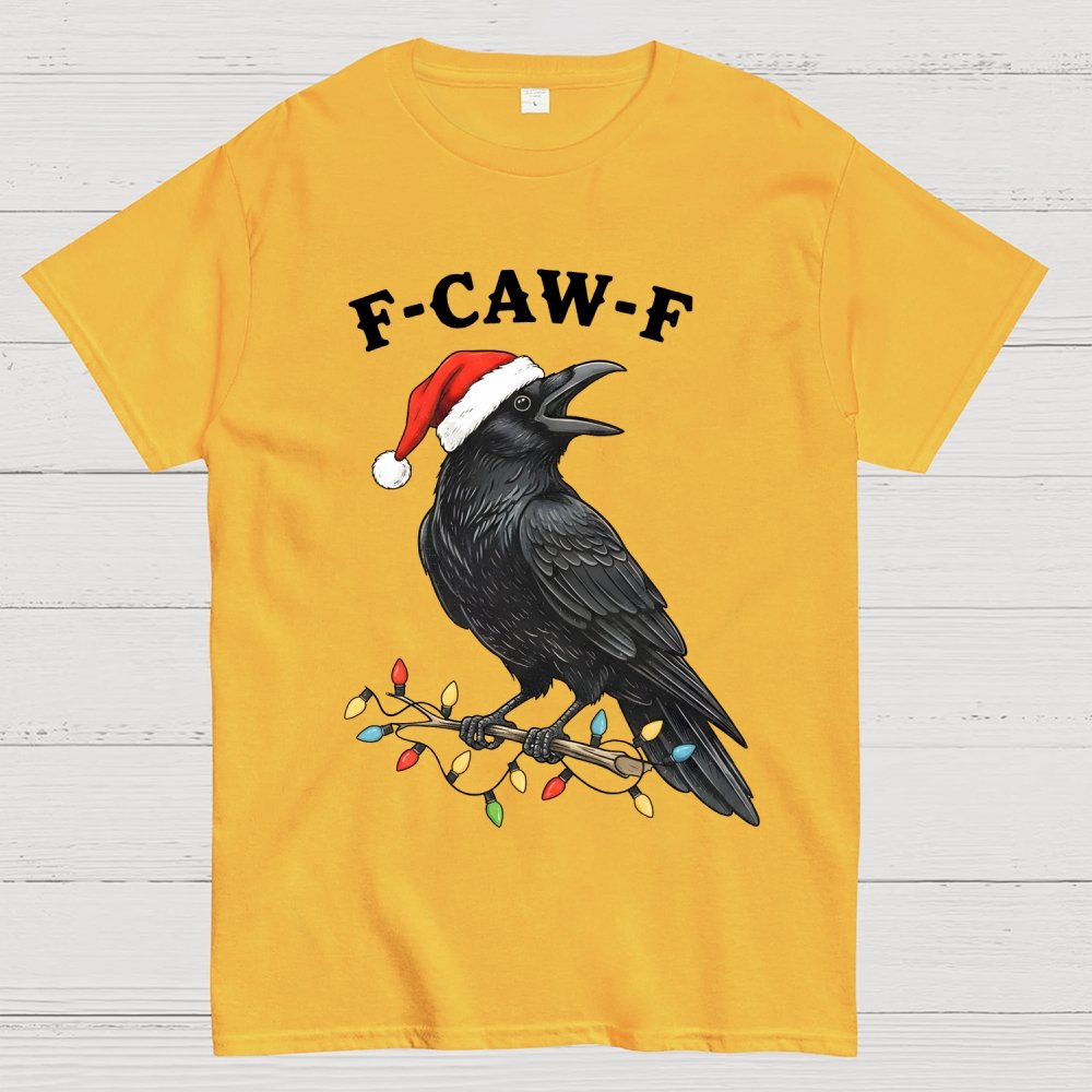 Christmas Funny Crow Geek T-Shirt