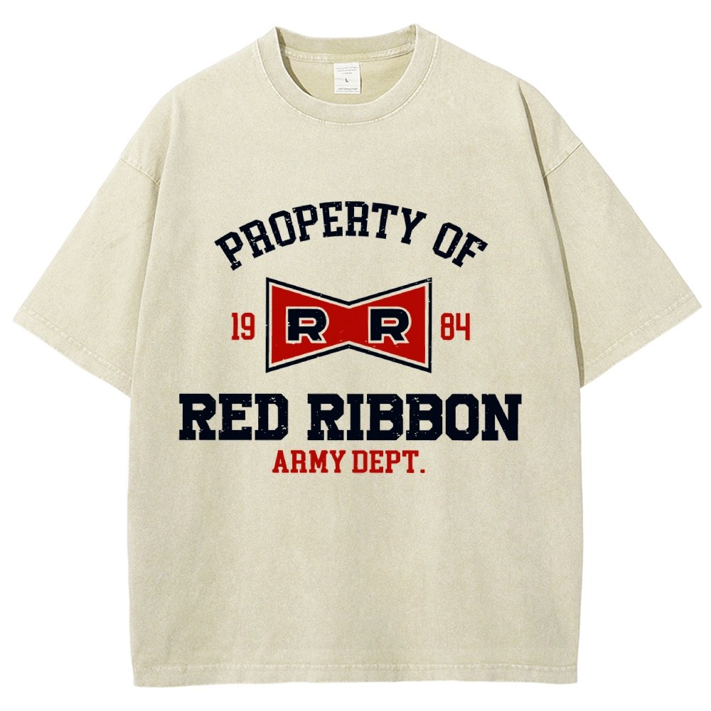 Property of red ribbon Vintage Distressed T-shirt