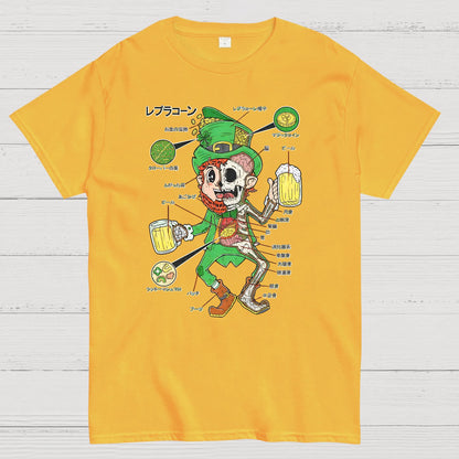 LEPRECHAUN ANATOMY-St. Patrick's Day Geek T-Shirt