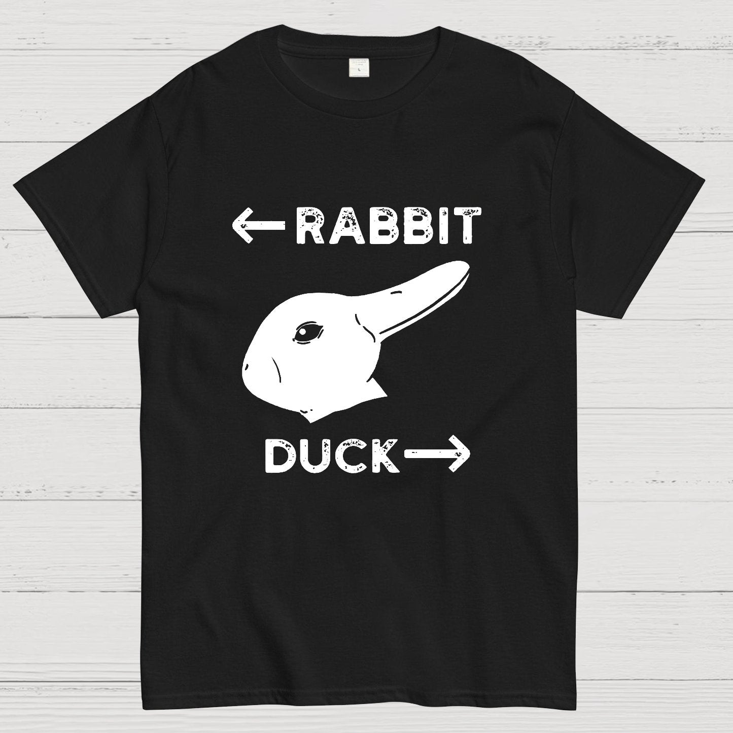 Wittgensteins Rabbit Duck Geeky T-Shirt