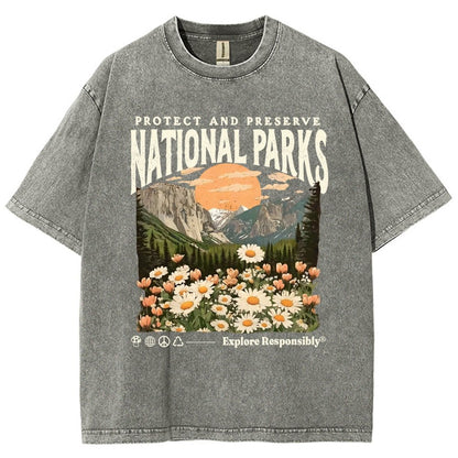 National Parks Vintage Distressed T-shirt
