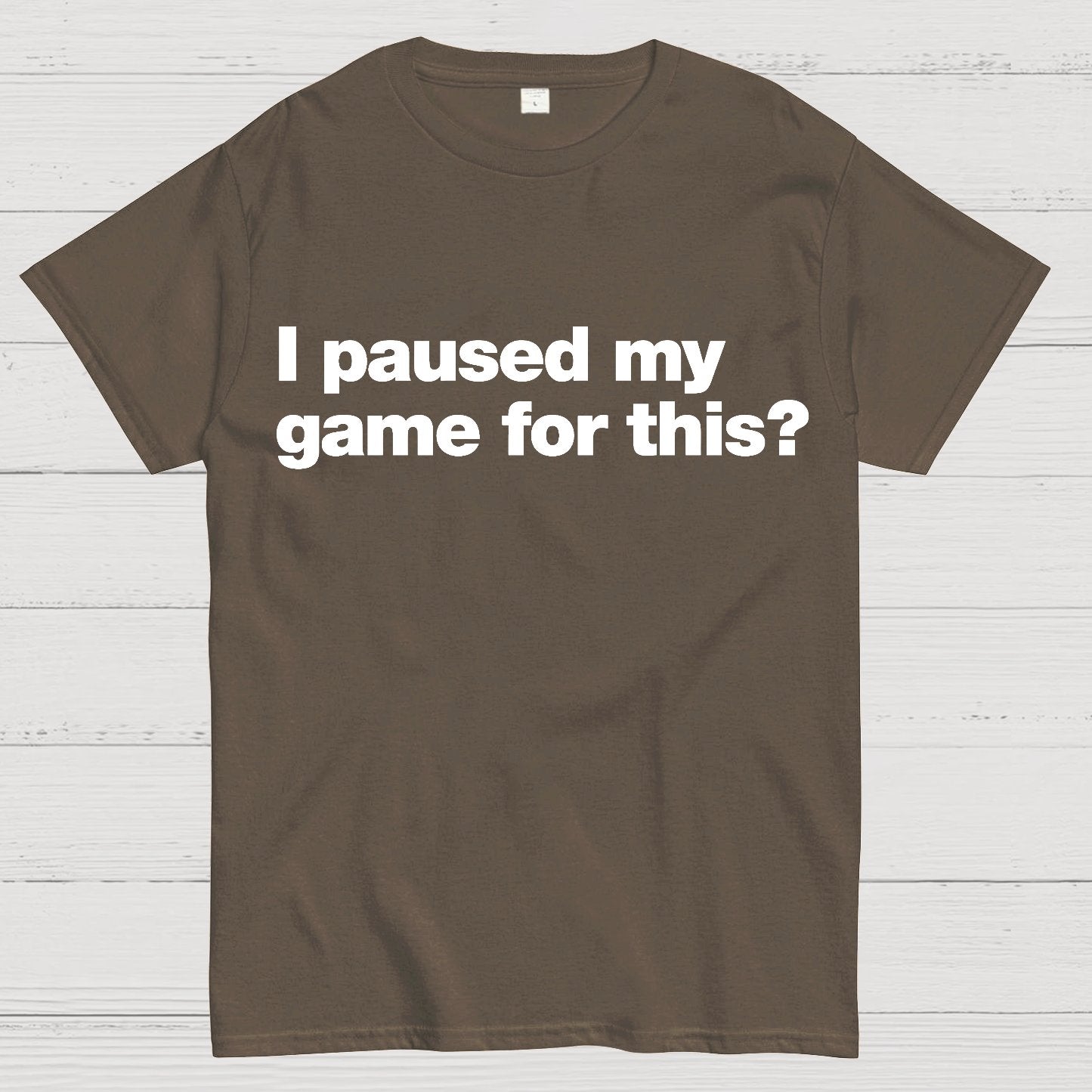 I Paused My Game For This?Geek T-Shirt