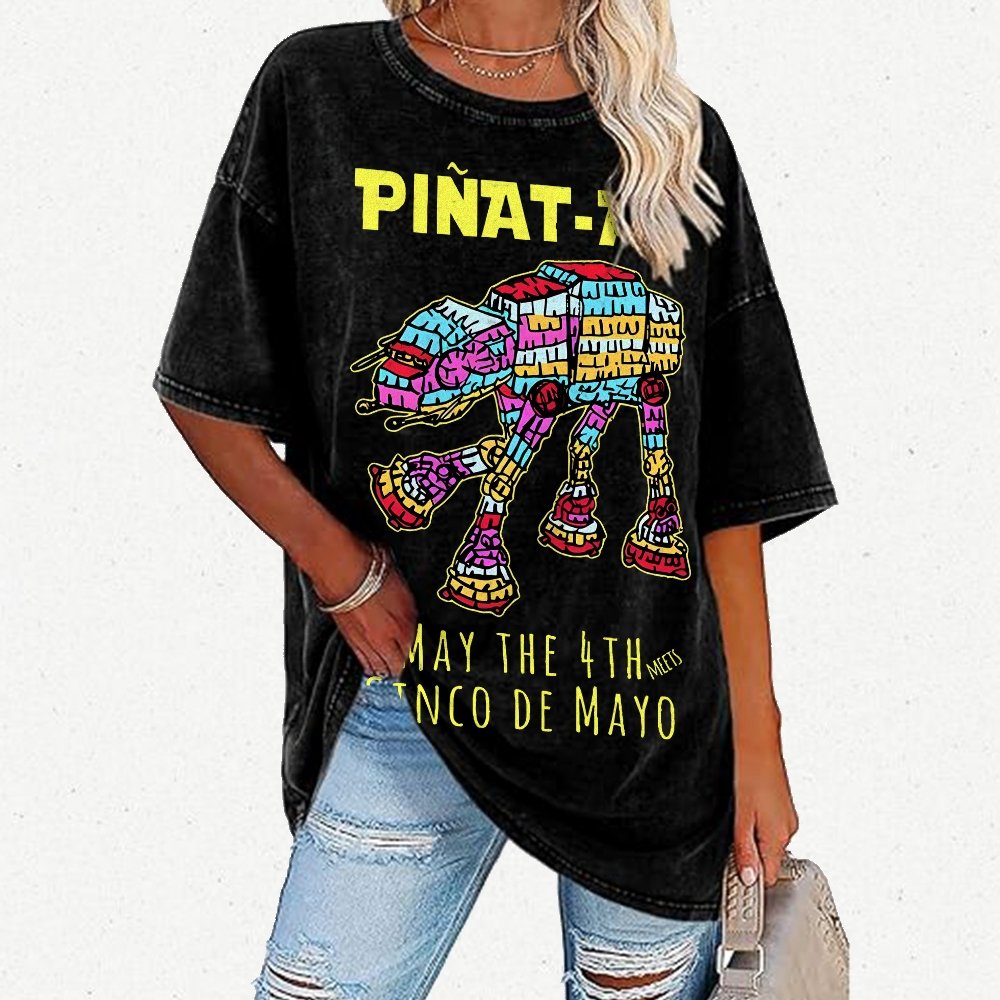 PIANT-AT Vintage Distressed T-shirt