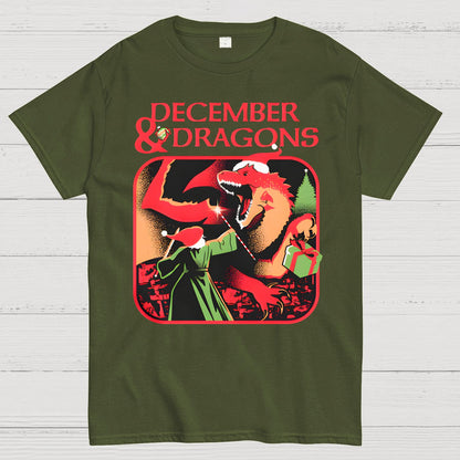 December & Dragons Geek T-Shirt