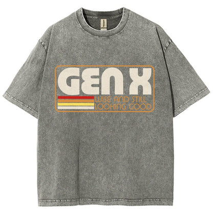 Gen X Vintage Quote Vintage Distressed T-shirt