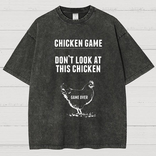 Chicken Game Vintage Distressed T-shirt