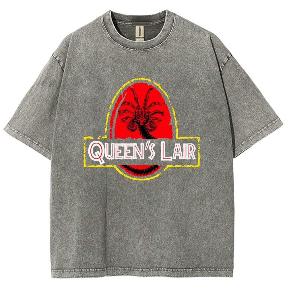 Queen's Lair Vintage Distressed T-shirt