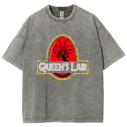 Queen's Lair Vintage Distressed T-shirt
