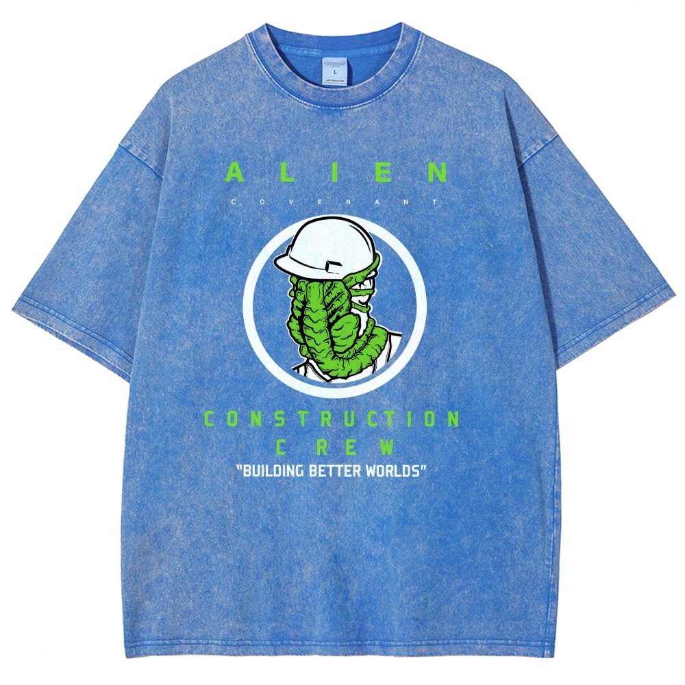 Mystery Construction Company Vintage Distressed T-shirt