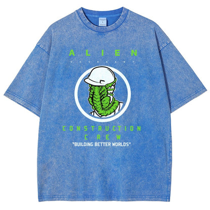 Mystery Construction Company Vintage Distressed T-shirt