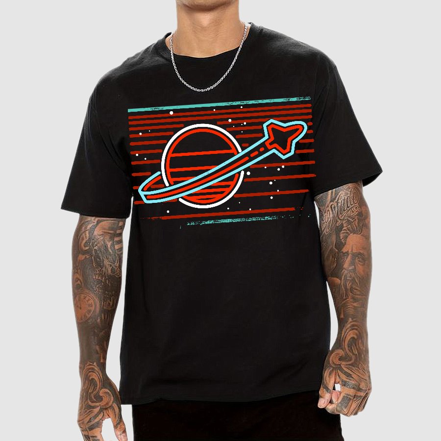 Retro Space Launch Geek T-Shirt