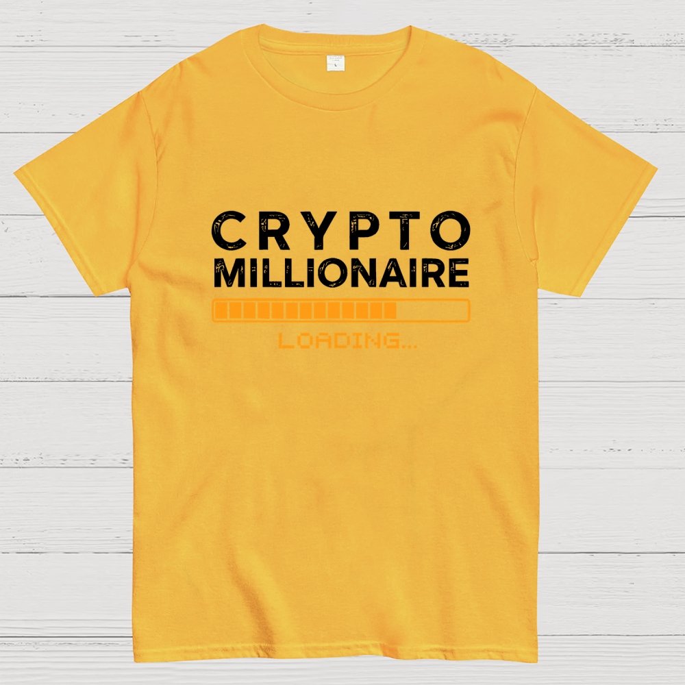 Crypto Millionaire Loading Geek T-Shirt
