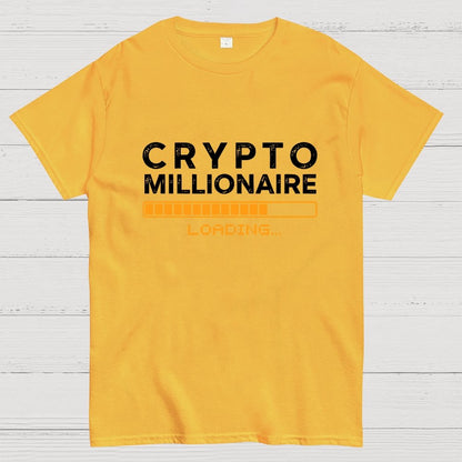 Crypto Millionaire Loading Geek T-Shirt