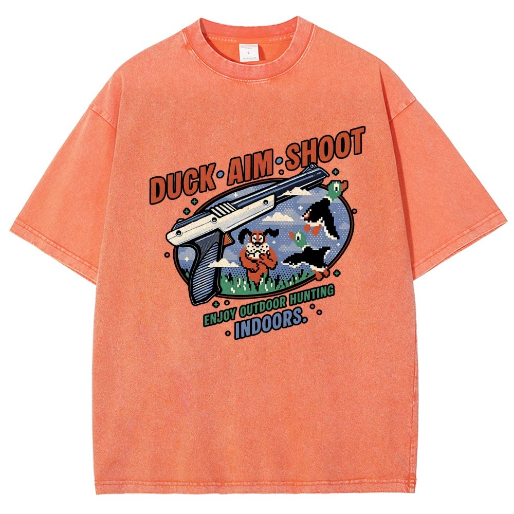 Duck Aim Shoot Vintage Distressed T-shirt