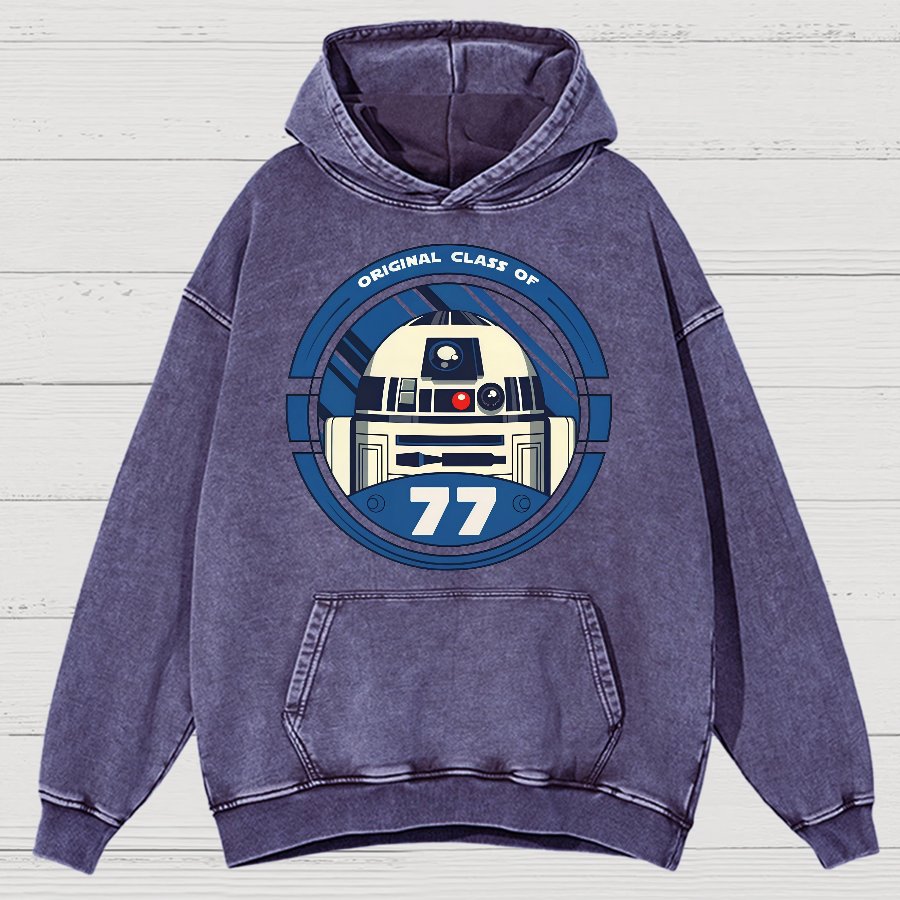 Original Class Of 77 Vintage Distressed Hoodie