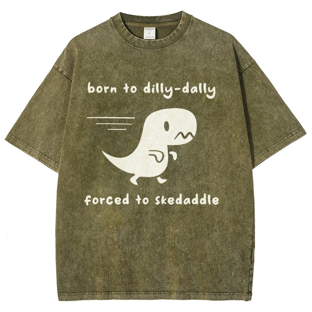 Forced To Skedaddle Vintage Distressed T-shirt