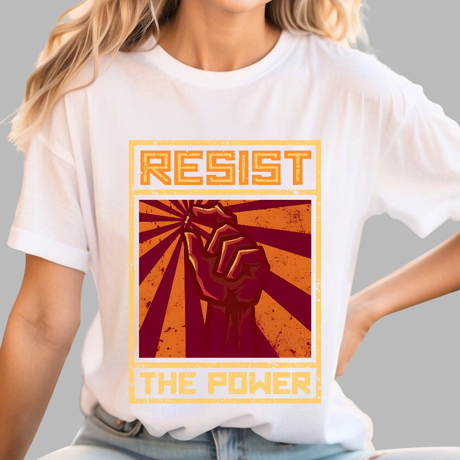 Resist the Power Geek T-Shirt