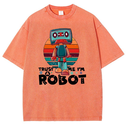 Trust Me I'm A Robot Vintage Distressed T-shirt