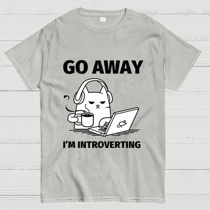 Go Away I'm Introverting Geek T-Shirt