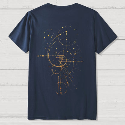 Fibonacci Nerdy  Back Printing Geek T-Shirt