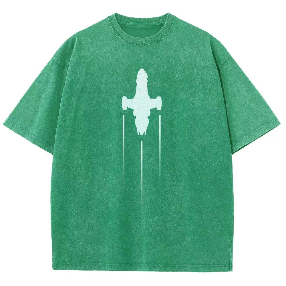 Firefly Starship Silhouette Vintage Distressed T-shirt