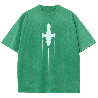 Firefly Starship Silhouette Vintage Distressed T-shirt