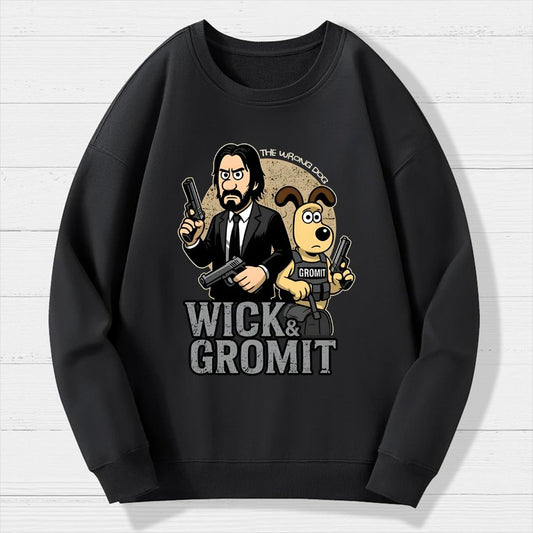 The Wrong Dog Geek Cotton Sweatshirt