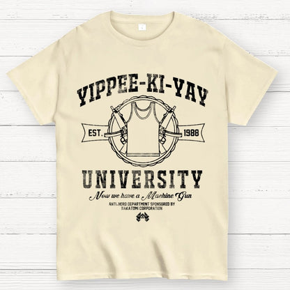 Yippee-Ki-Yay University Geek T-Shirt