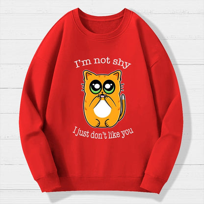 Not Shy Geek Cotton Sweatshirt