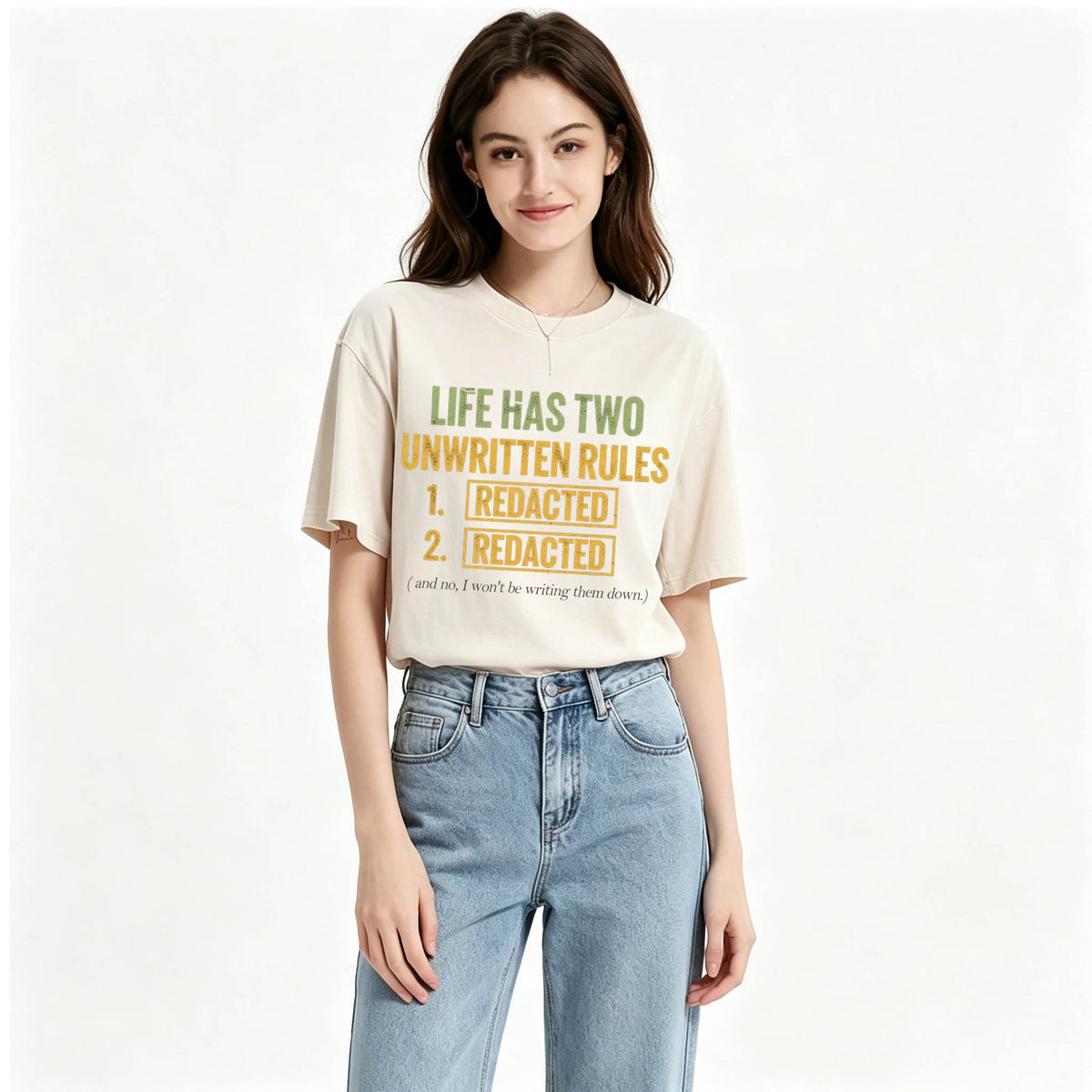 Life Has Two Unwritten Rules Funny Dark Humor T-Shirt