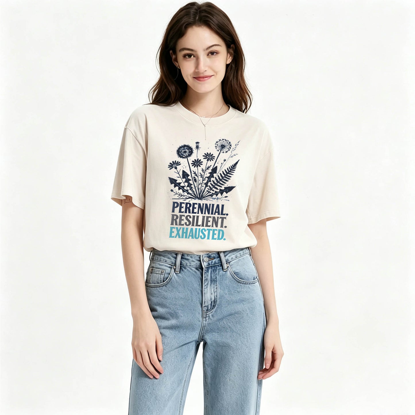 Perennial. Resilient. Exhausted. Vintage Washed Graphic Tee