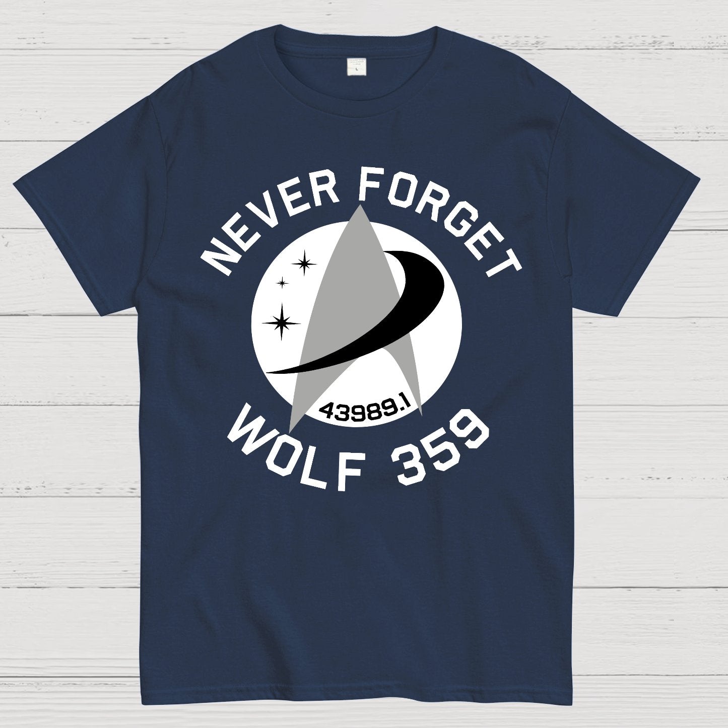 Never Forget Wolf 359 Geek T-Shirt