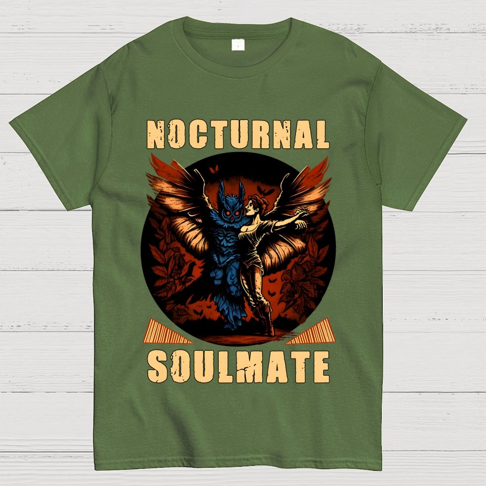 Mothman nocturnal soulmate Unisex Geek T-Shirt