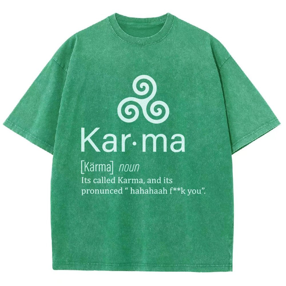 Karma definition Vintage Distressed T-shirt