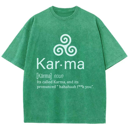 Karma definition Vintage Distressed T-shirt