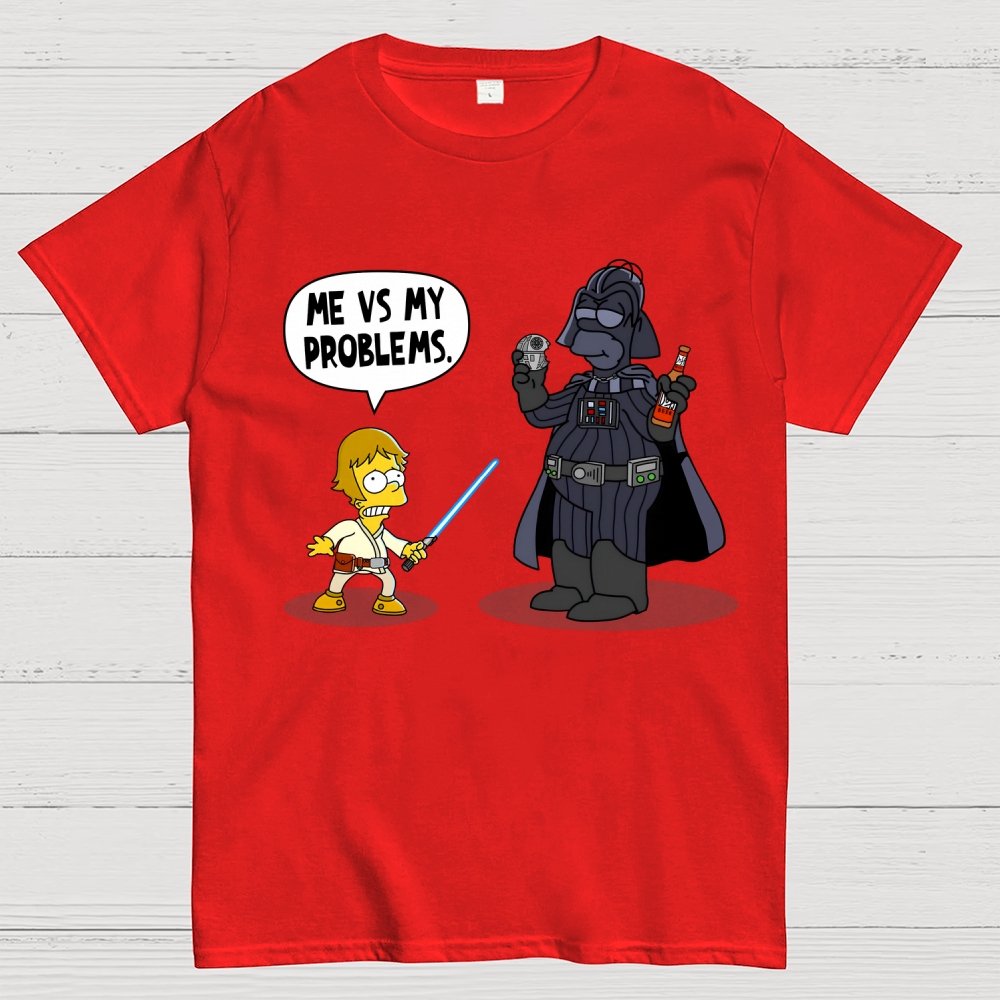 Me vs My Problems Humorous Geek T-Shirt